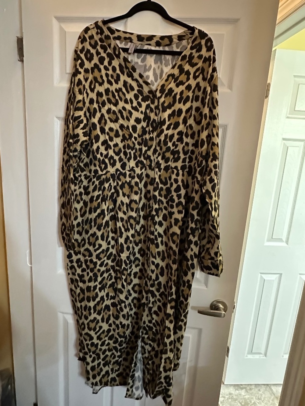 Anthropologie BHLDN Leopard Print Midi Dress NWT Size 3X (Fits Like 2X)